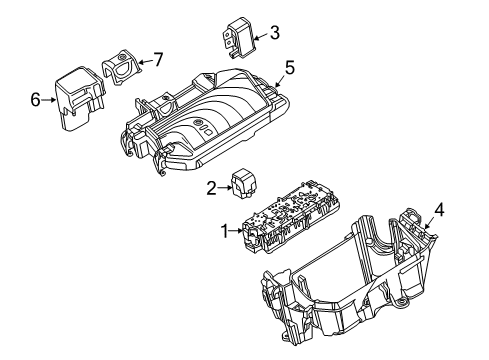 2017 Mercedes-Benz GLA250 Relay Diagram for 000-982-83-23