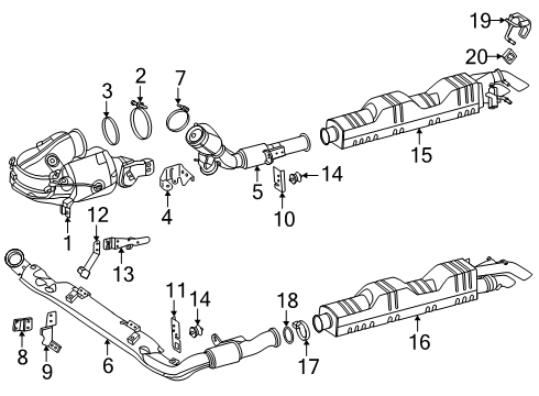 2025 Mercedes-Benz G550 Exhaust Components