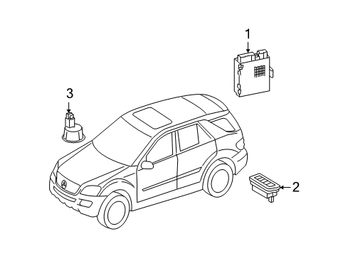 2012 Mercedes-Benz GL450 Electrical Components Diagram 4