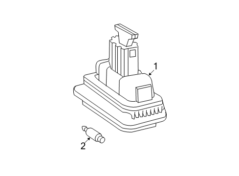 2007 Mercedes-Benz E350 Bulbs Diagram 4