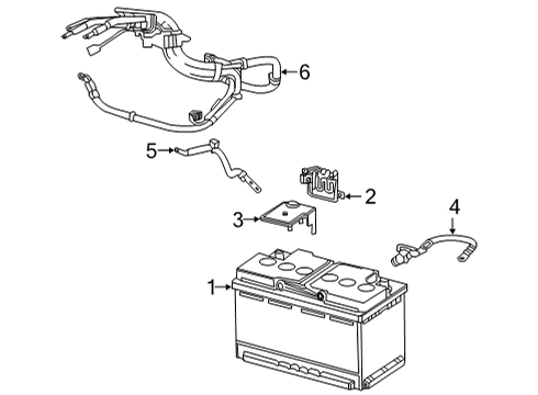 2025 Mercedes-Benz GLE53 AMG Battery Diagram 2