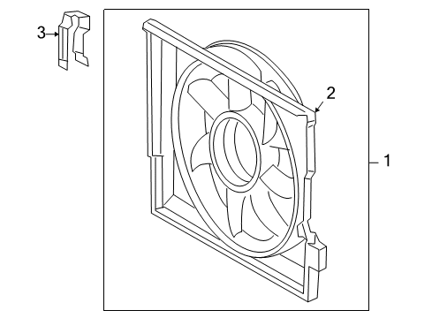 2007 Mercedes-Benz CLS550 Cooling Fan Diagram