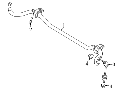 2025 Mercedes-Benz G580 Stabilizer Bar & Components