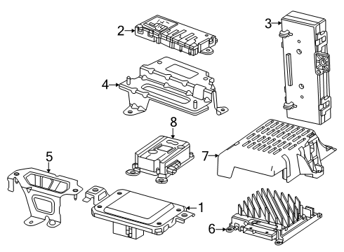 2023 Mercedes-Benz GLB250 Electrical Components Diagram 2