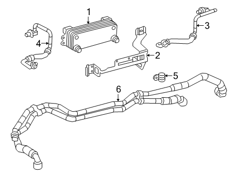 2024 Mercedes-Benz G63 AMG Oil Cooler Diagram