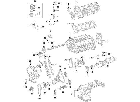 2018 Mercedes-Benz GLE63 AMG S Camshaft & Timing Diagram