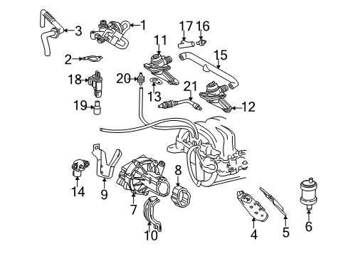 2002 Mercedes-Benz G500 A.I.R. System Diagram