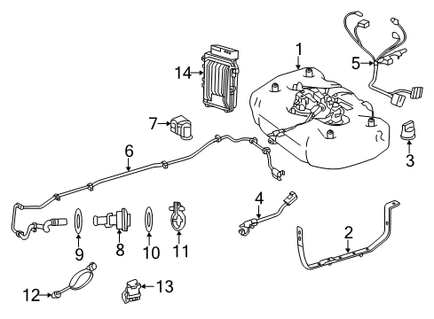 2012 Mercedes-Benz GL350 Diesel Aftertreatment System Diagram