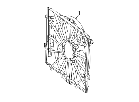 2023 Mercedes-Benz GLC43 AMG Cooling Fan Diagram