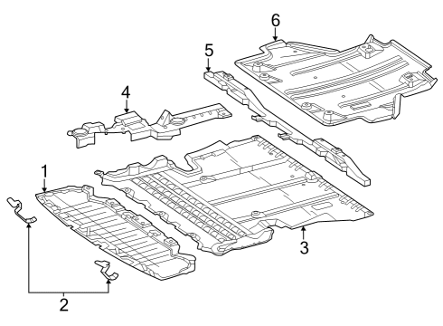 2025 Mercedes-Benz EQS 450 SUV Splash Shields