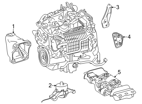 2025 Mercedes-Benz CLE300 Engine & Trans Mounting