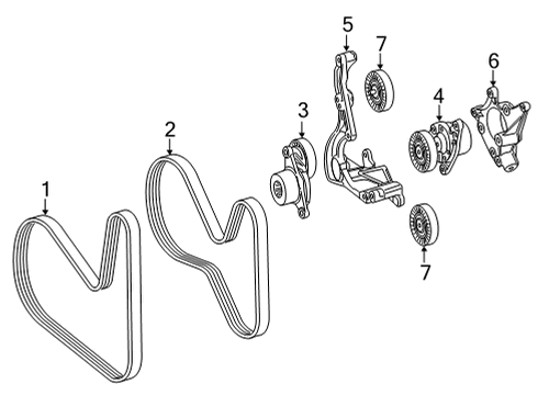 2025 Mercedes-Benz GLE63 AMG S Belts & Pulleys