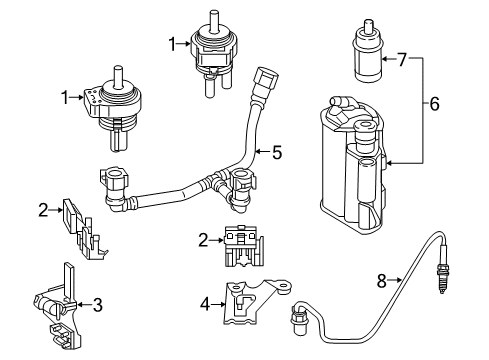 2017 Mercedes-Benz C63 AMG Emission Components