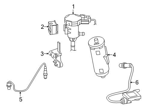 2023 Mercedes-Benz C300 Emission Components Diagram