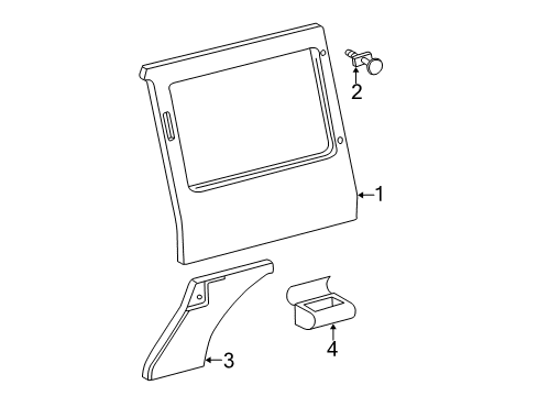 2006 Mercedes-Benz G500 Interior Trim - Quarter Panels
