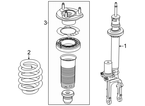 2025 Mercedes-Benz G580 Shocks & Components