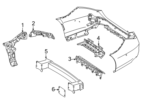 2024 Mercedes-Benz S63 AMG E Performance Bumper & Components - Rear