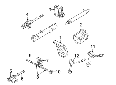 2001 Mercedes-Benz E320 Switches