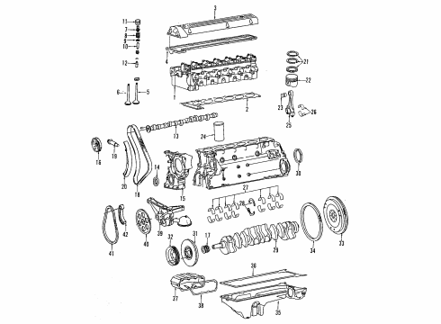 1987 Mercedes-Benz 300SDL Camshaft & Timing Diagram