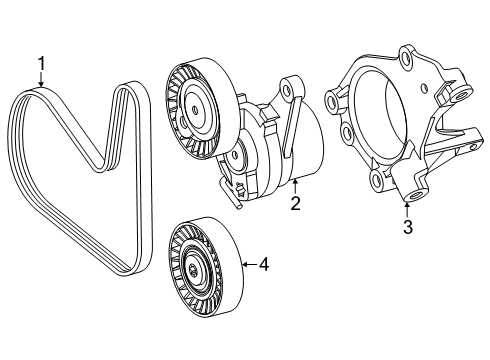 2024 Mercedes-Benz S63 AMG E Performance Belts & Pulleys