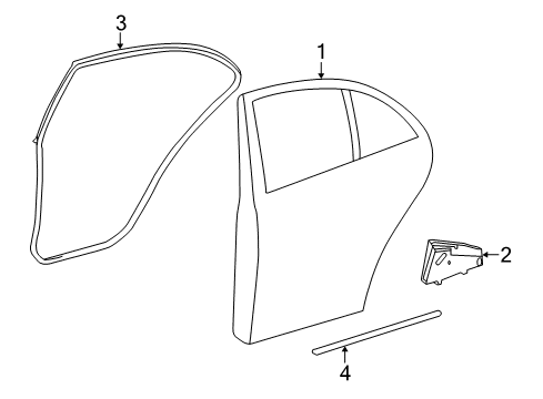 2014 Mercedes-Benz E250 Door & Components