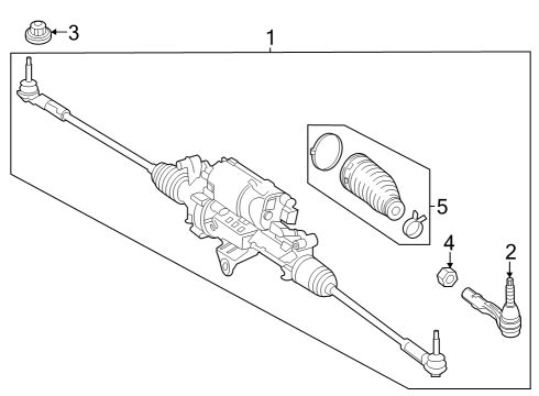2024 Mercedes-Benz EQE SUV AMG Steering Gear & Linkage