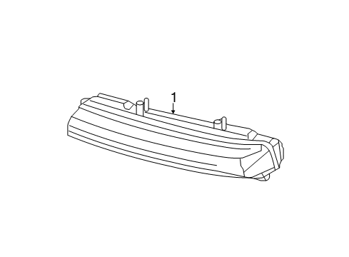 2016 Mercedes-Benz SLK300 Daytime Running Lamp Components