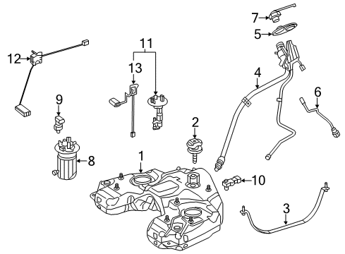 2015 Mercedes-Benz GL450 Filters Diagram