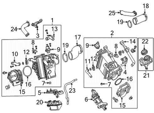 2021 Mercedes-Benz GLC63 AMG Intercooler Diagram