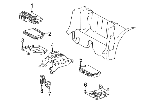 2003 Mercedes-Benz SL500 Fuse & Relay Diagram 3