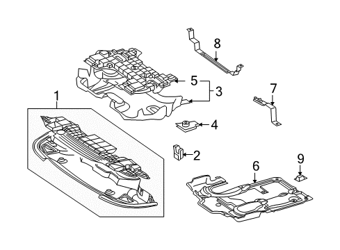 2007 Mercedes-Benz E320 Splash Shields