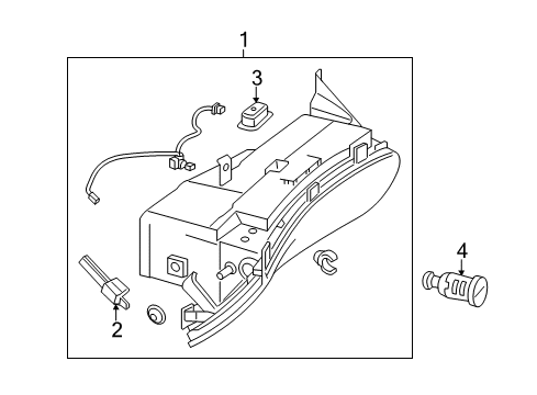 2014 Mercedes-Benz S63 AMG Glove Box Diagram