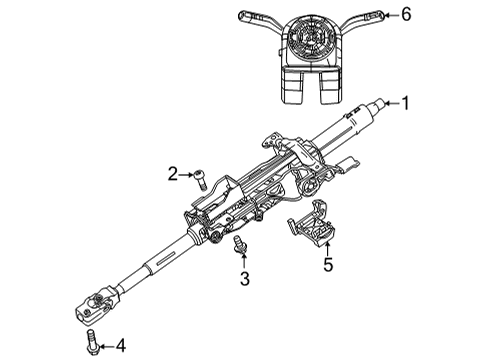 2023 Mercedes-Benz GLB250 Switches Diagram