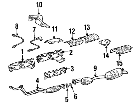 1997 Mercedes-Benz SL320 Powertrain Control Diagram