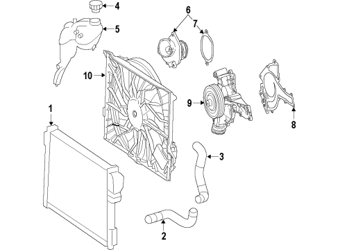 2008 Mercedes-Benz C300 Cooling System