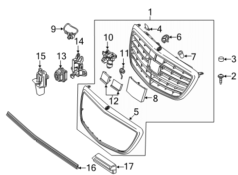 2019 Mercedes-Benz S63 AMG CAMERA Diagram for 000-905-63-06-64