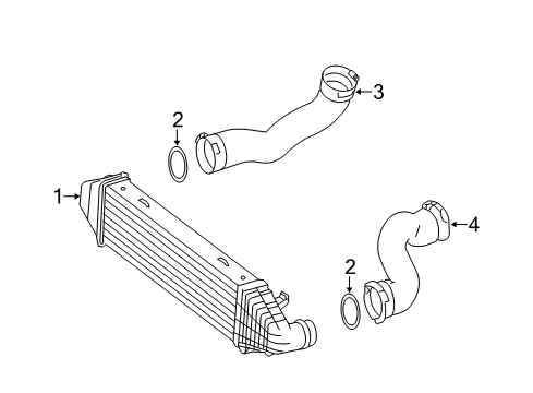 2014 Mercedes-Benz E250 Intercooler