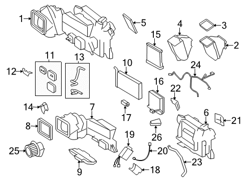 2013 Mercedes-Benz Sprinter 3500 Air Conditioner Diagram