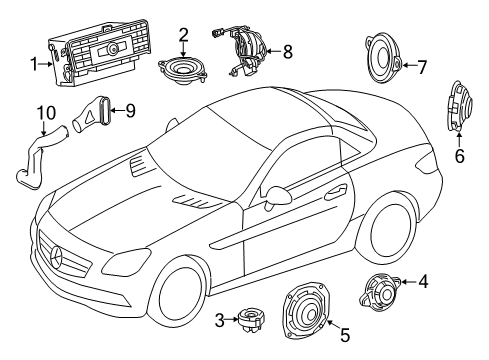 2016 Mercedes-Benz SLK300 Sound System