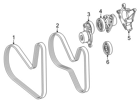 2024 Mercedes-Benz AMG GT 55 Belts & Pulleys