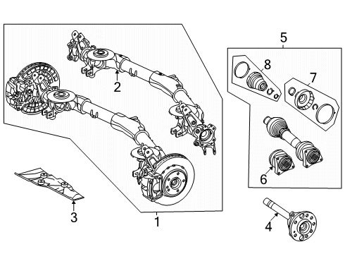2025 Mercedes-Benz G580 Axle Housing - Rear