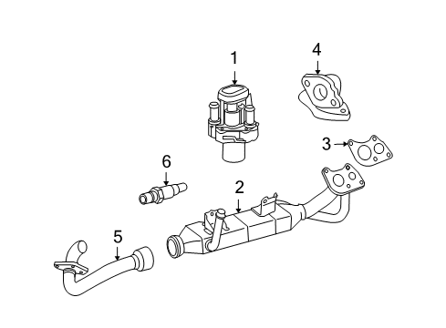 2009 Mercedes-Benz GL320 Temperature Sensor Diagram for 007-153-65-28