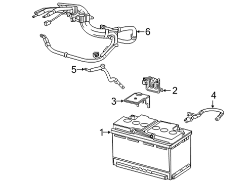 2025 Mercedes-Benz GLS63 AMG Battery Diagram 2