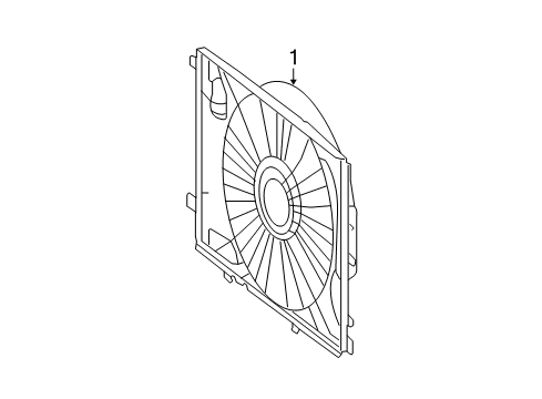 2015 Mercedes-Benz E63 AMG Cooling Fan Diagram