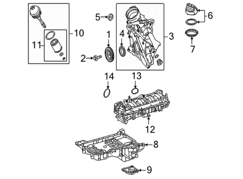 2025 Mercedes-Benz GLE450e Engine Parts