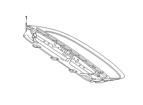 2025 Mercedes-Benz CLA35 AMG High Mount Lamps