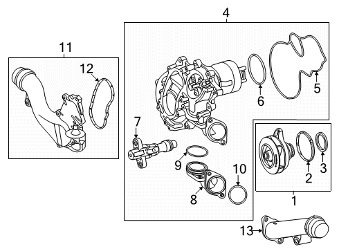 2025 Mercedes-Benz G63 AMG Water Pump