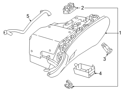 2023 Mercedes-Benz CLS450 Glove Box Diagram