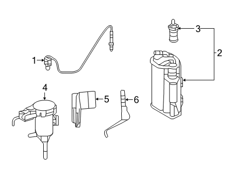 2018 Mercedes-Benz GLC350e Emission System Diagram