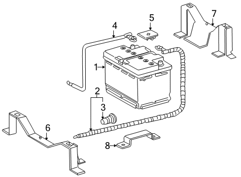 2003 Mercedes-Benz G55 AMG Battery